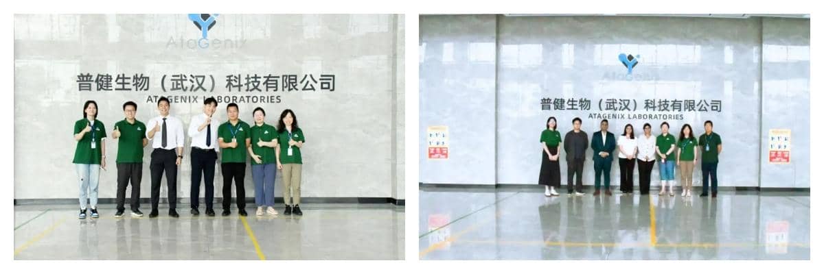 海外客戶走進普健生物實驗研發基地，為一站式蛋白抗體開發平臺點贊